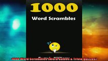 FREE PDF  1000 Word Scrambles Word Games  Trivia Quizzes  FREE BOOOK ONLINE