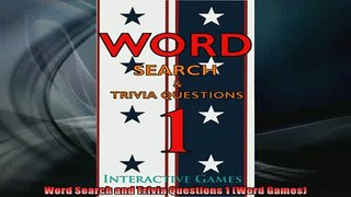 READ book  Word Search and Trivia Questions 1 Word Games  FREE BOOOK ONLINE