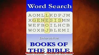FREE PDF  Word Search  Books of The Bible  BOOK ONLINE