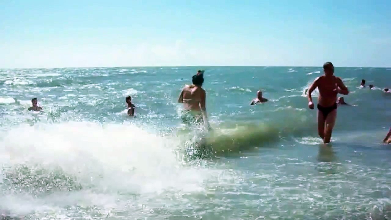 The beach  Black sea  Adler Пляж  Черное море  Адлер 8