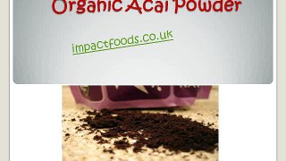 Organic Acai Powder - Impact Foods