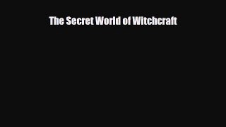 Read Books The Secret World of Witchcraft E-Book Free