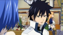 Fairy Tail Gray Teaches Juvia How To Eat a Frank (DUBBED)