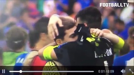 Casillas & Buffon Emotional Hug - Italy vs Spain 2-0 - UEFA EURO 2016 #Respect