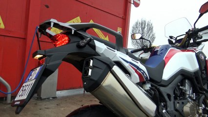 TEST HONDA AFRICA TWIN 2016 FIRST WASH (VIDEO 4K)