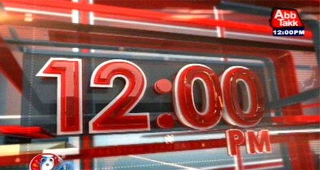 AbbTakk Headlines – 12 PM – 30 June 2016