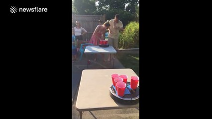 This 'robot' version of beer pong is amazing
