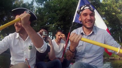 Débarquement à l'inauguration de la plage 81