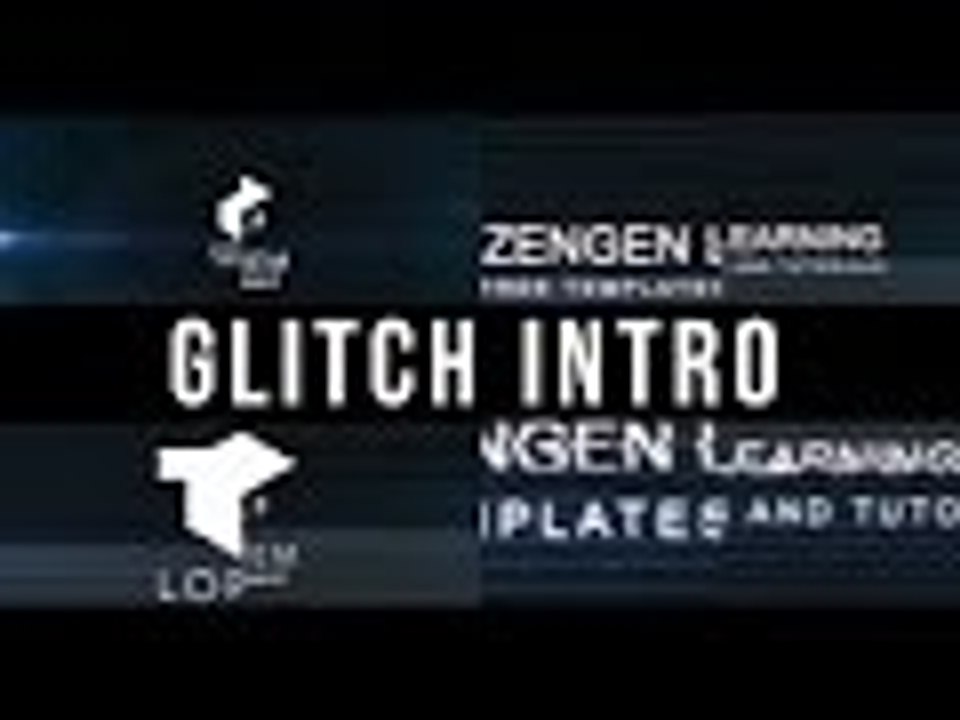 FREE GLITCH Intro TEMPLATE │ Dark GLITCH Intro - 250 Likes = Tutorial!