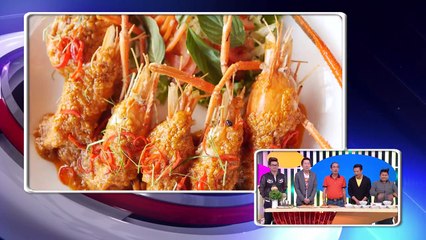 กุ้งราดซอสโบราณ ร้านไก่ย่างลิขิต 30 มิ.ย.59 (2/2) ครัวคุณต๋อย