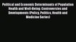 Read Political and Economic Determinants of Population Health and Well-Being: Controversies