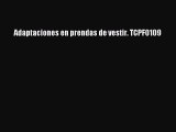 [PDF] Adaptaciones en prendas de vestir. TCPF0109 Read Online