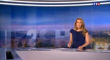 Confinement - regardez anne-claire coudray très émue alors qu elle est surprise par un message de sa grand-mère en plein journal de 20h