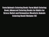 [PDF] Farm Animals Coloring Book: Farm Adult Coloring Book Advanced Coloring Books for Adults