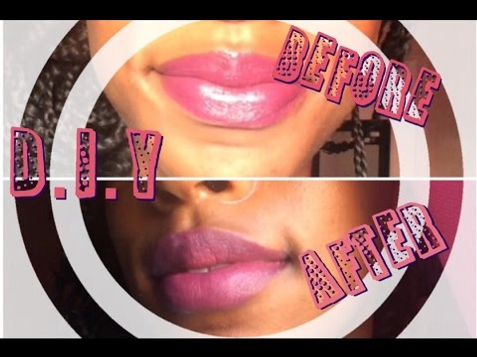 [[D.I.Y]] how to make glossy lipstick matte!