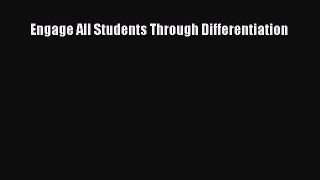 [PDF] Engage All Students Through Differentiation Download Full Ebook