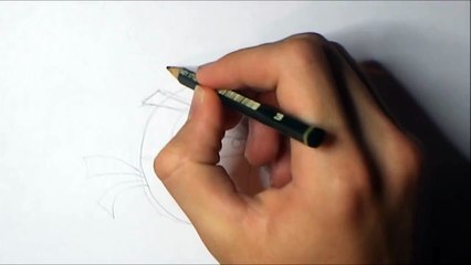 How to Draw an Angry Bird (Atomic Orange Bird)