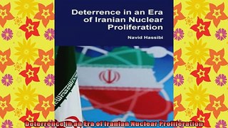 READ book  Deterrence in an Era of Iranian Nuclear Proliferation Full EBook