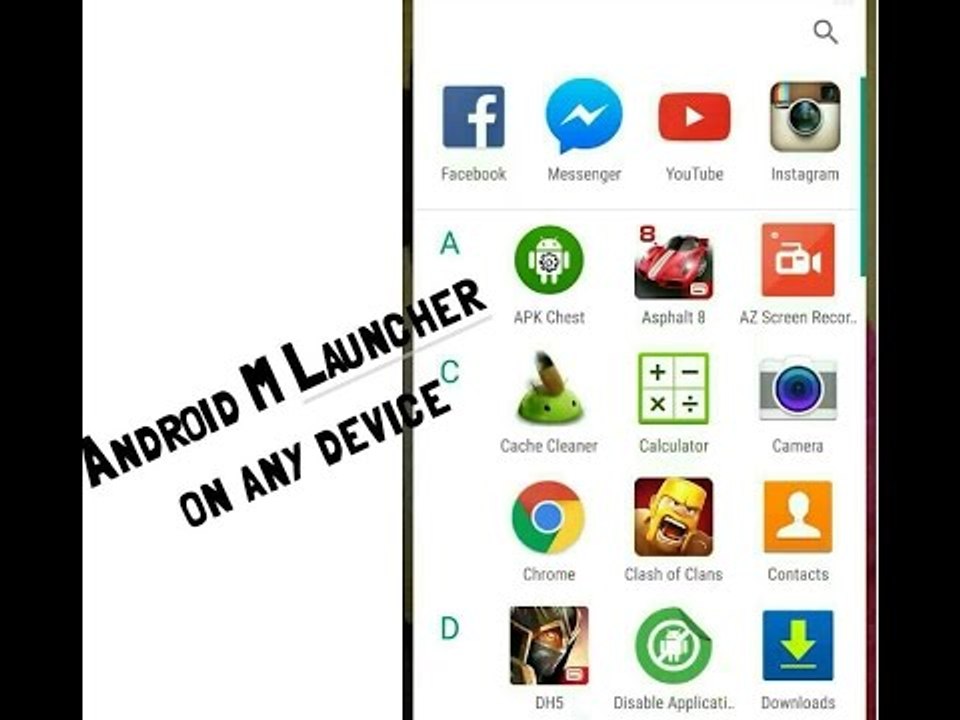 How To Get The Android M Launcher On Any Android Device.