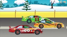 Police Cars with Racing Cars   1 Hour Kids Videos Compilation. Cars & Trucks Cartoons for children