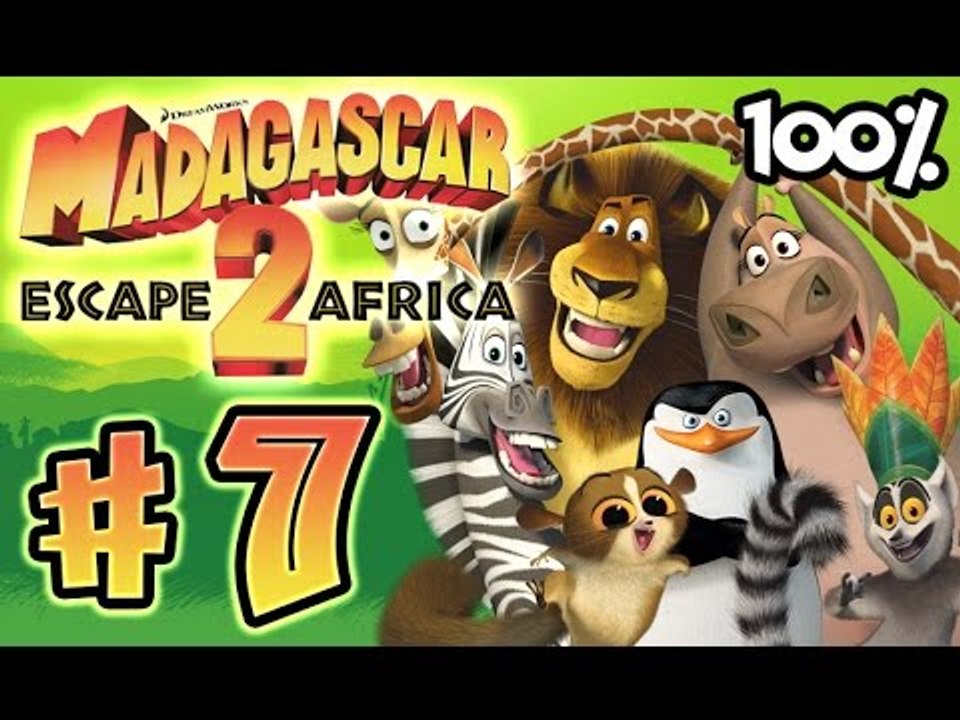 Madagascar Escape 2 Africa Walkthrough Part 7 (X360, PS3, PS2, Wii) 100% Level 7 - Convoy Chase -