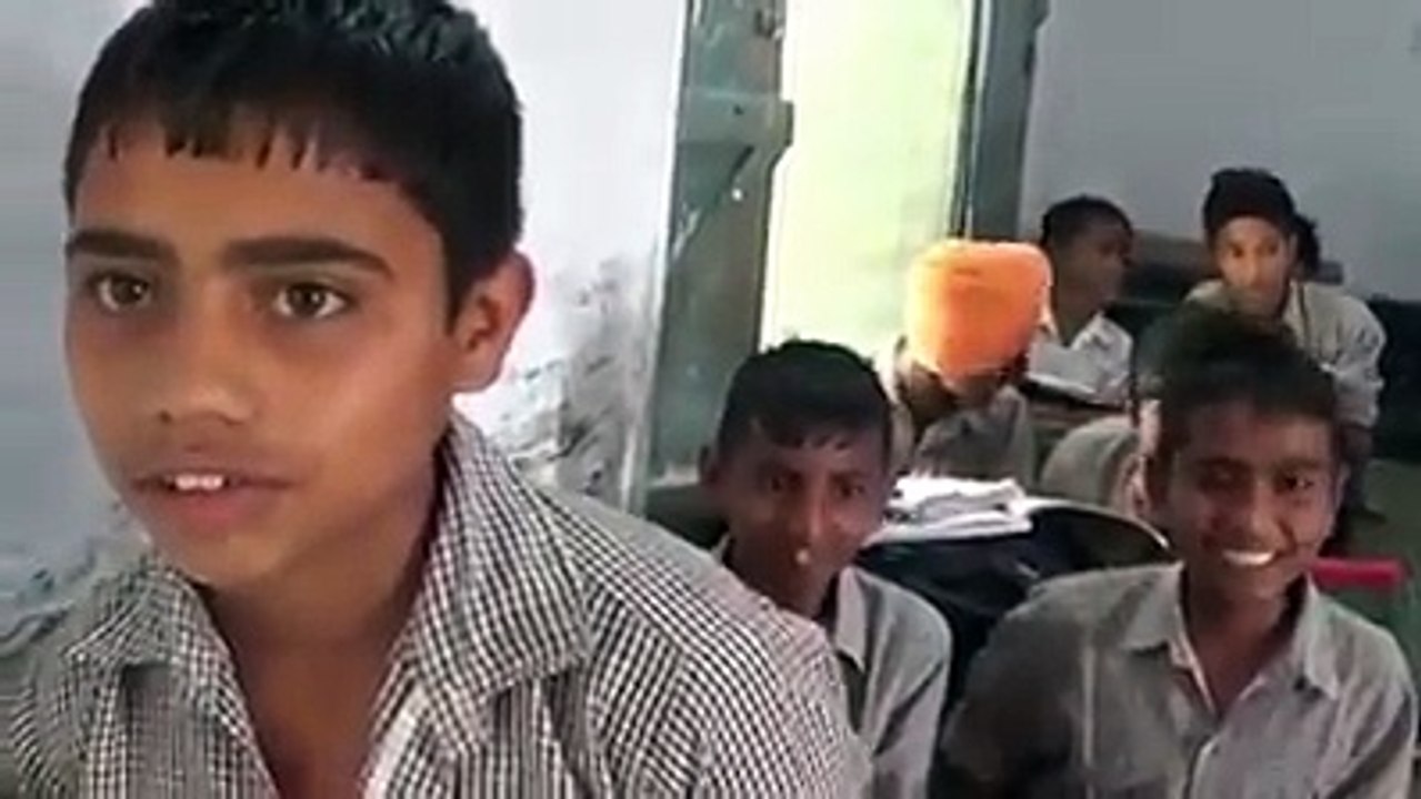 punjabi very funny students in govt.school