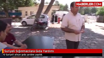 Suriyeli Sığınmacılara Gıda Yardımı