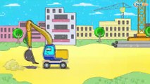 Tow Truck   1 HOUR KIDS VIDEOS COMPILATION - Diggers & Trucks Construction Cartoons for children