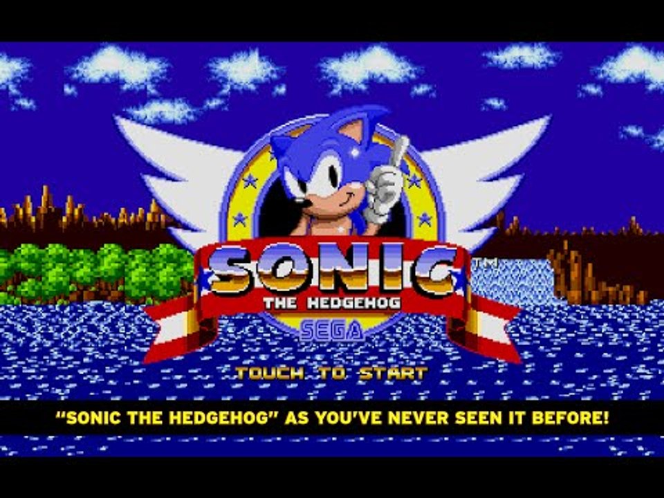 Sonic The Hedghog Gameplay of the original