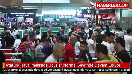 Atatürk Havalimanı'nda Uçuşlar Normal Seyrinde Devam Ediyor