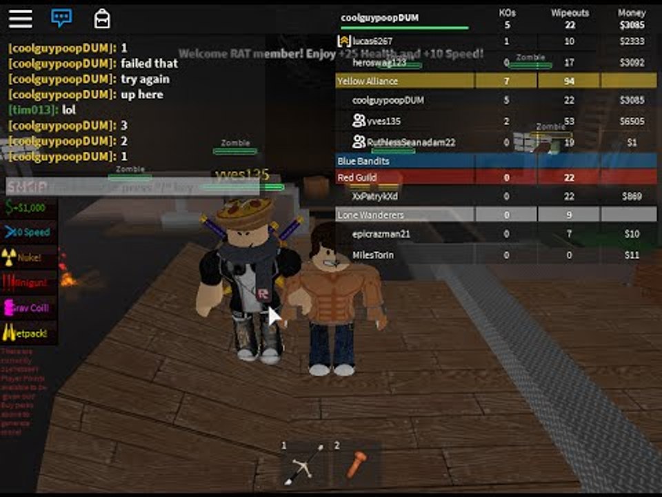 3 Player Apocalypse Tycoon By Berezaa PLAYING WITH YVES!!!