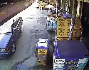 she escaped from very dangerous accident