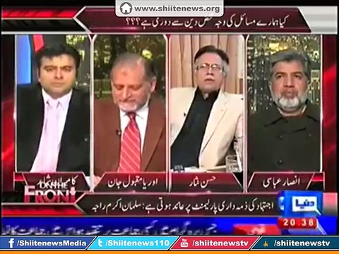 Analyst Hassan Nisar blast on Orya Maqbol Jan (ISIS) and Ansar Abbasi