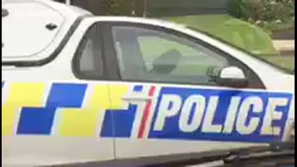 Man hunt in New Zealand town after suspect flees