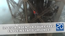 Des Russes escaladent la Tour Eiffel en plein état d'urgence