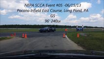 NEPA SCCA Event #05 -06/15/13 Pocono Infield East Course, Long Pond, PA GS 13 96' 240SX Run 5