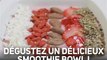 Recettes en 60s : un smoothie bowl à la fraise