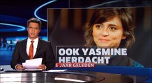 VTM nieuws herdenking yasmine op 25 juni 2014