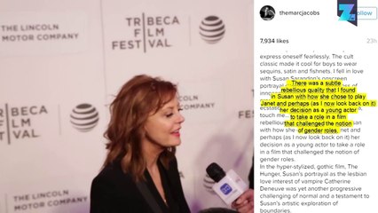Susan Sarandon, égérie pour Marc Jacobs