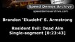 Speedrun - Resident Evil Dead Aim in 23:43 minutes (PS2) part 1