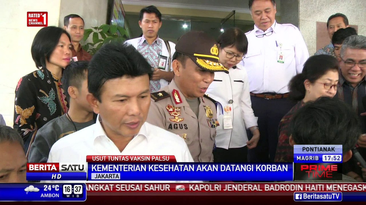 Kemenkes Lacak Daerah Penyebaran Vaksin Palsu