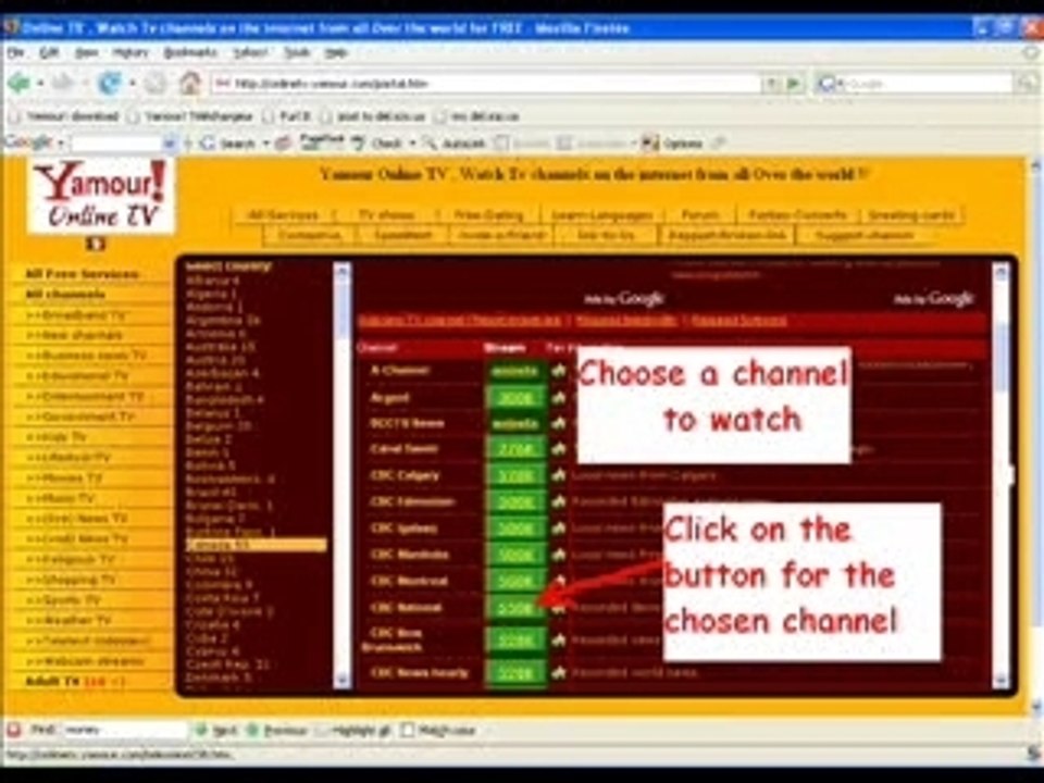 free online tv