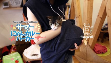 Votre chat ne vous quittera plus avec ce sweat à capuche