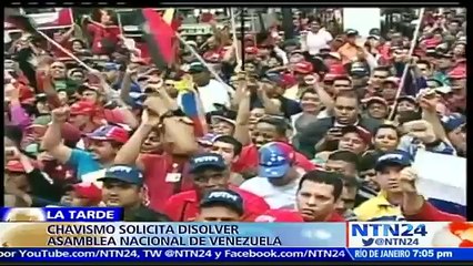 Oficialistas pretenden disolver la nueva Asamblea Nacional