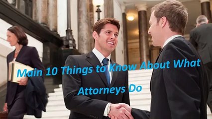 Adam michael sacks Main 10 things to know about what attorneys Do