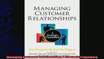 behold  Managing Customer Relationships A Strategic Framework