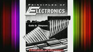 READ book  Principles of Electronics Full EBook