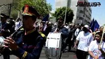 الهجان يتقدم مسيرة الاحتفال بذكري ثورة 30 يونيو بشوارع وميادين محافظة قنا