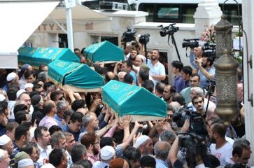 Havalimanı Saldırısında Can Veren Yabancı Uyruklu 5 Kişi Birlikte Uğurlandı