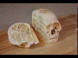 Baker Creates Incredible Vanilla Baby Skull Cake